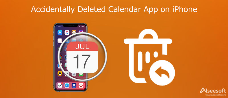Aplicación de calendario eliminada accidentalmente en iPhone