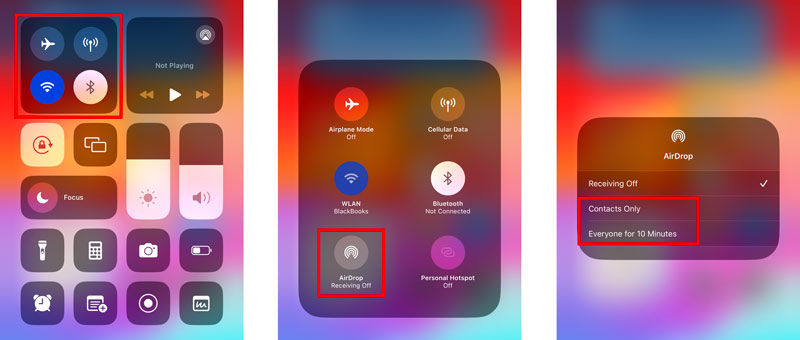 Configurar Activar AirDrop en iOS 17