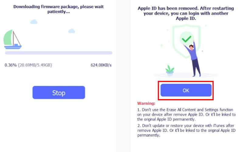 Quitar ID de Apple