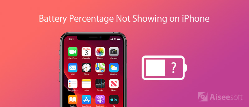 El porcentaje de batería no se muestra en el iPhone