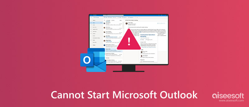 No se puede iniciar Microsoft Outlook