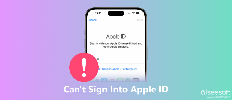 No puedo iniciar sesión con ID de Apple