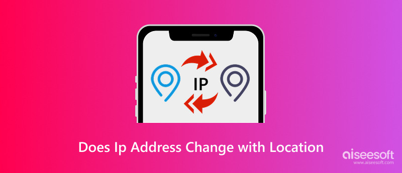 ¿La dirección IP cambia con la ubicación?