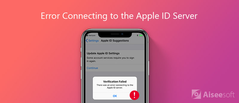 Solucionar el error al conectarse al servidor de ID de Apple