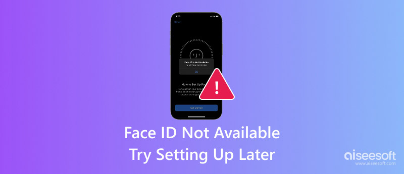 Face ID no disponible. Intente configurarlo más tarde.