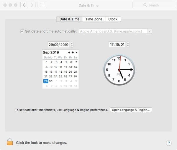 Verificar fecha de FaceTime