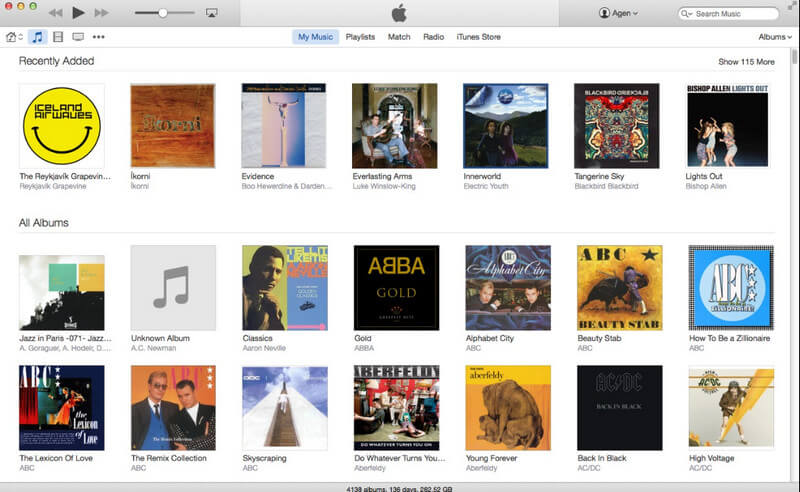 iTunes en Mac