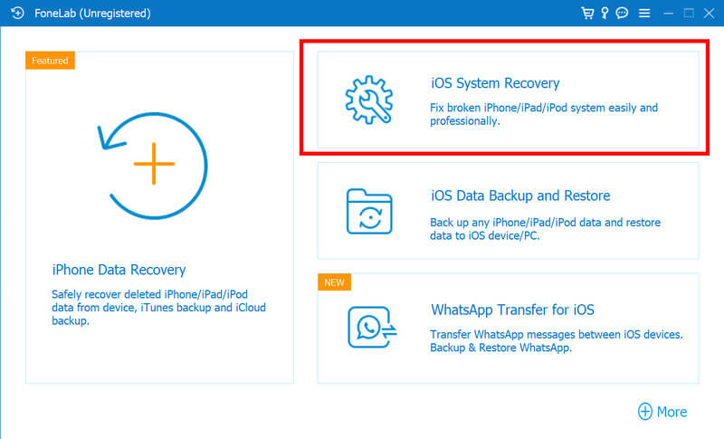 Launch IOS System Recovery