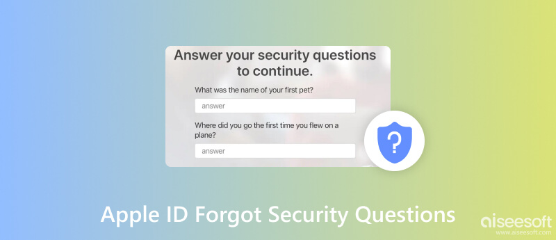 Olvidé las preguntas de seguridad de Apple ID