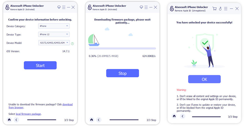 Eliminar el código de acceso de ID de Apple cuando se olvidó de las preguntas de seguridad