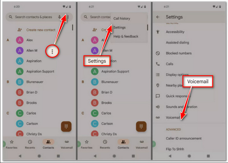 Toca el buzón de voz