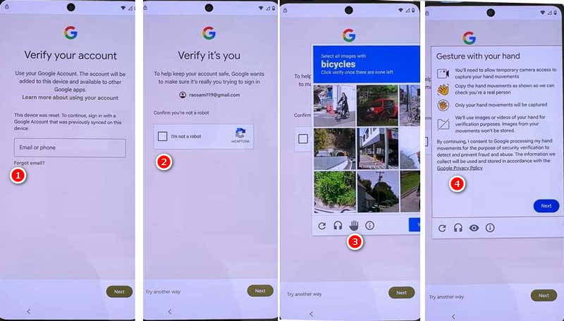 Acceder al navegador con bloqueo FRP en Motorola