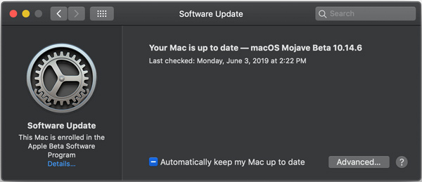 Actualización de Macos