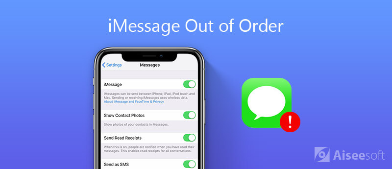 Arreglar iMessages fuera de servicio en iPhone