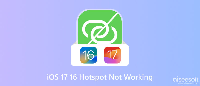 El punto de acceso iOS 17 16 no funciona