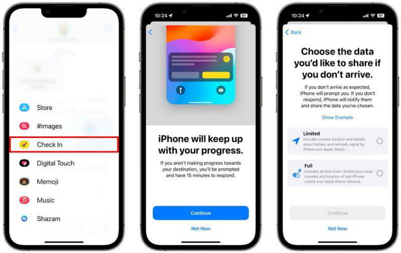 Cómo utilizar el registro en iOS 17