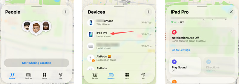 Buscar mi aplicación Elegir iPad Pro