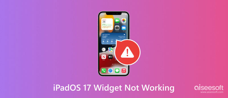 El widget iPadOS 16 17 no funciona