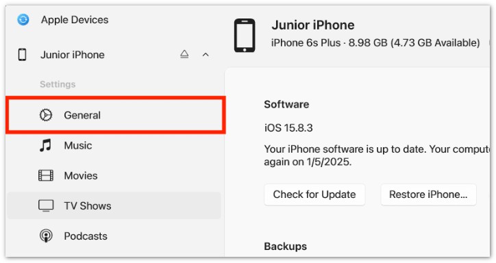 Comprueba si hay actualizaciones para tus dispositivos Apple.