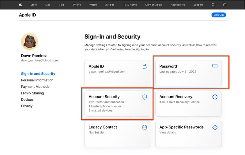 Seguridad de ID de Apple aplicada
