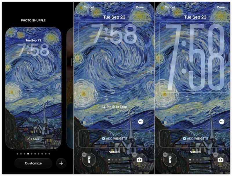 Agregar widgets a la pantalla de bloqueo del iPhone