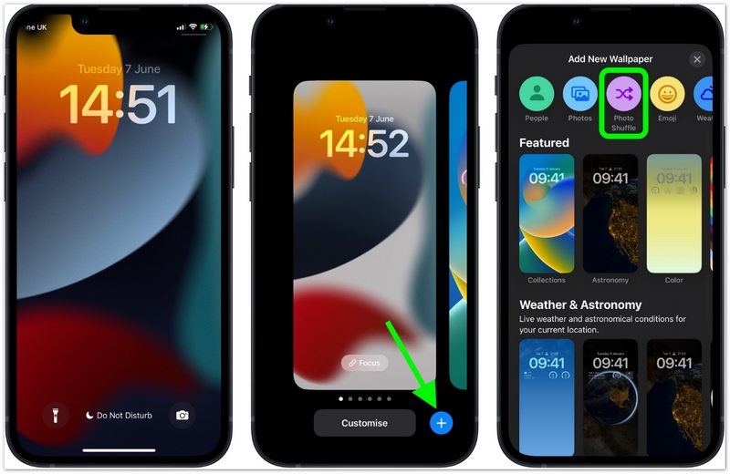 Crea múltiples pantallas de bloqueo para iPhone