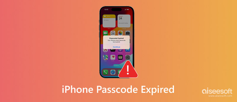 Código de acceso del iPhone expirado