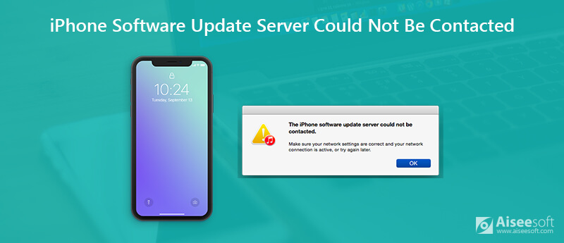Arreglar el servidor de actualización de software de iPhone No se pudo contactar