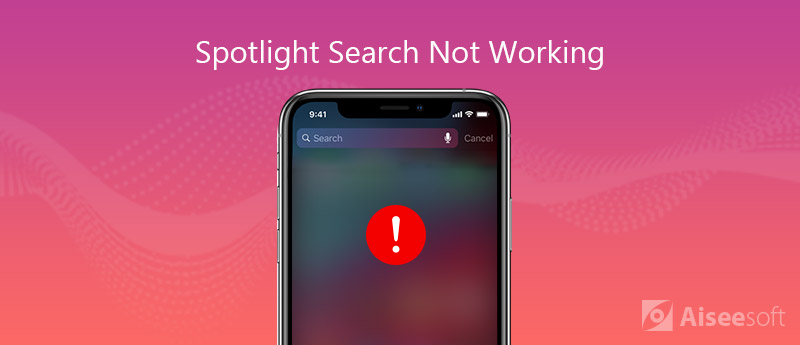 La búsqueda de Spotlight de iPhone no funciona