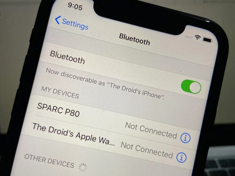 Error de Bluetooth