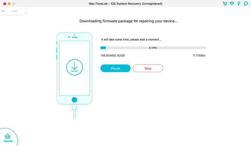 Descarga del paquete de firmware