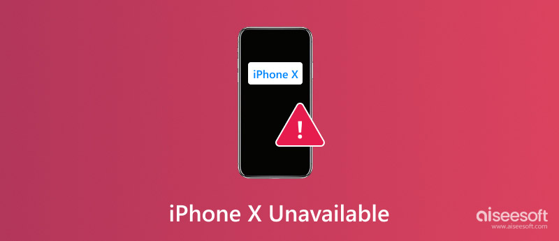 iPhone X no disponible