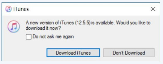 actualización de iTunes