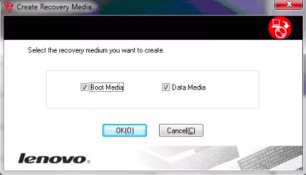 Crear unidad de recuperación de Lenovo Windows 7