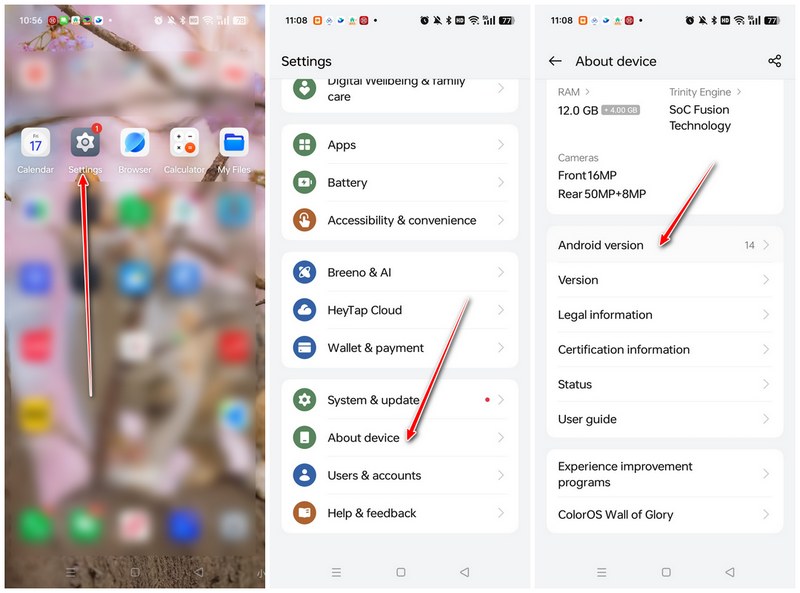 Comprobar sistema de versiones