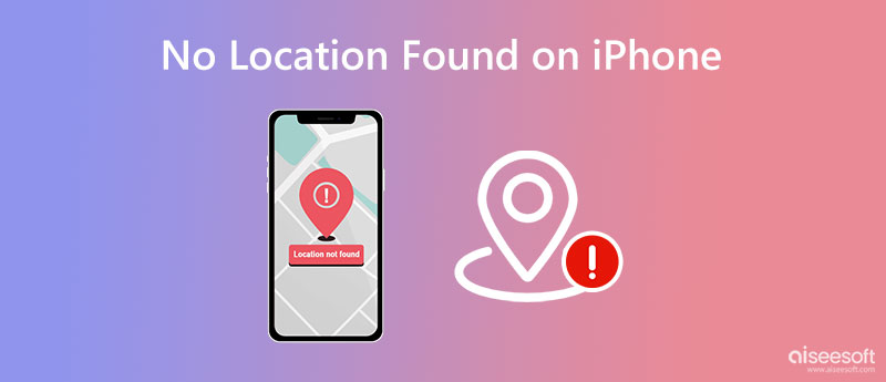 No se encontró ninguna ubicación en el iPhone