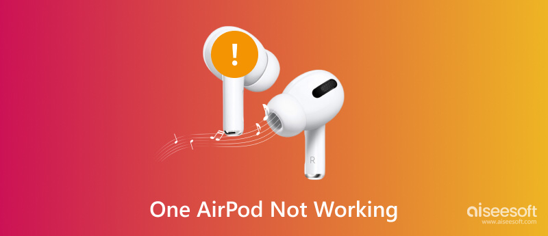 Un AirPod no funciona