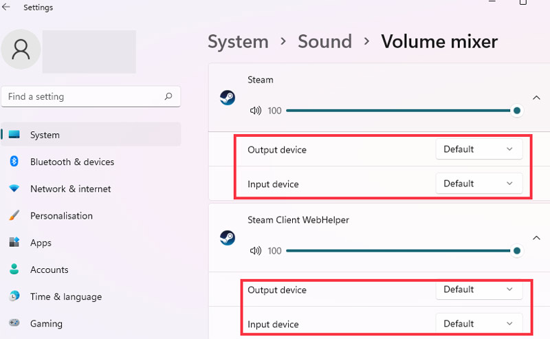 Dispositivo de salida de audio del sistema