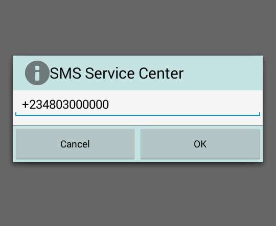 Reparar Smsc Android