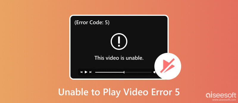 No se puede reproducir el error de video 5