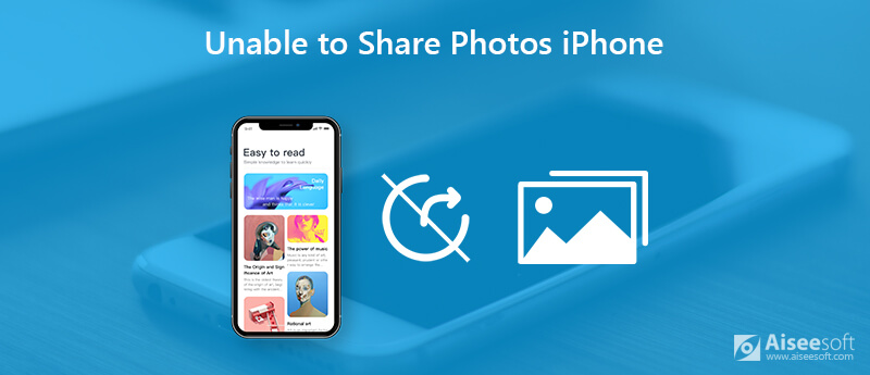 Arreglar el iPhone que no puede compartir fotos