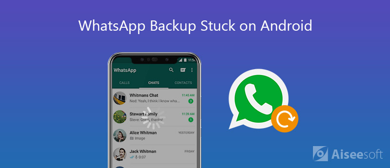 Copia de seguridad de WhatsApp atascado en Android