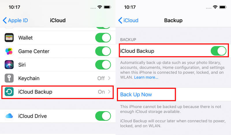 Copia de seguridad de Whatsapp en iCloud