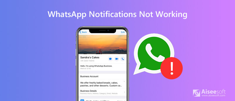 La notificación de Whatsapp no ​​funciona
