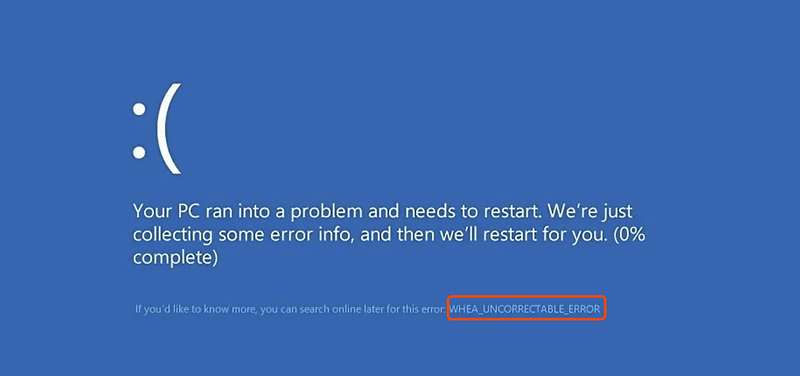 Error de Whea incorregible en Windows