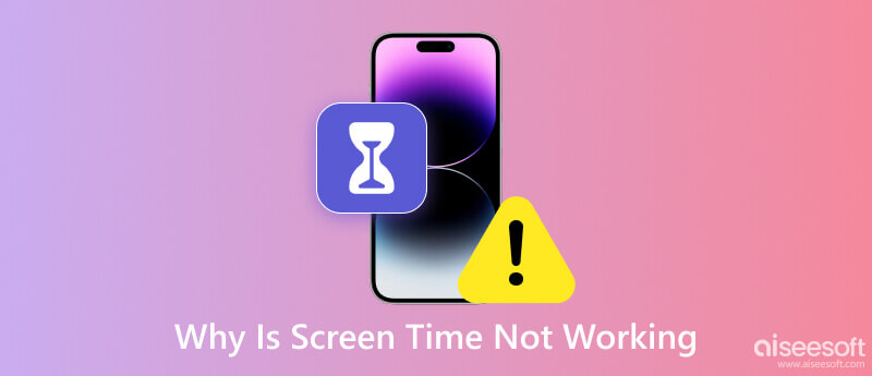 ¿Por qué el tiempo de pantalla no funciona?