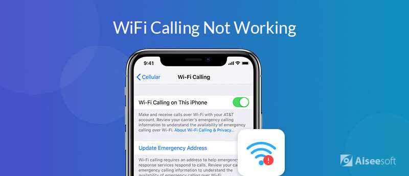 Arreglar las llamadas Wi-Fi que no funcionan