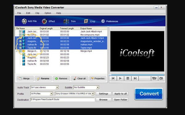 iCoolsoft Sony Convertidor de video multimedia