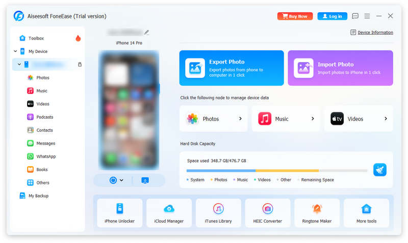 Browse Iphone File With Foneease