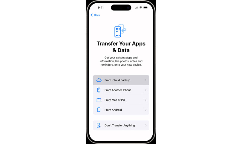 Set Up New Iphone With Icloud
